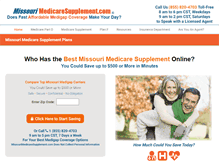 Tablet Screenshot of missourimedicaresupplement.com